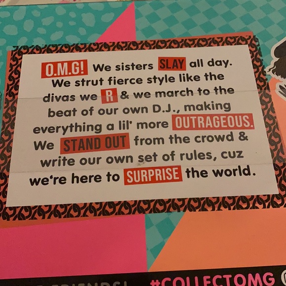 LOL Surprise OMG 4 Pack Series 1 Swag Bee Neonliscious Lady Diva HTF!! N… - Picture 10 of 10